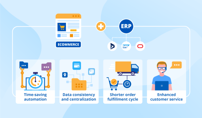 Erp ecommerce commerce technology integration Erp in ecommerce