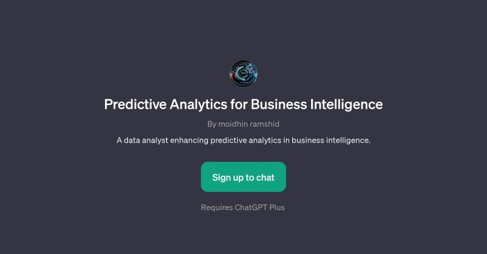 Predictive analytics and its applications in business intelligence forecasting